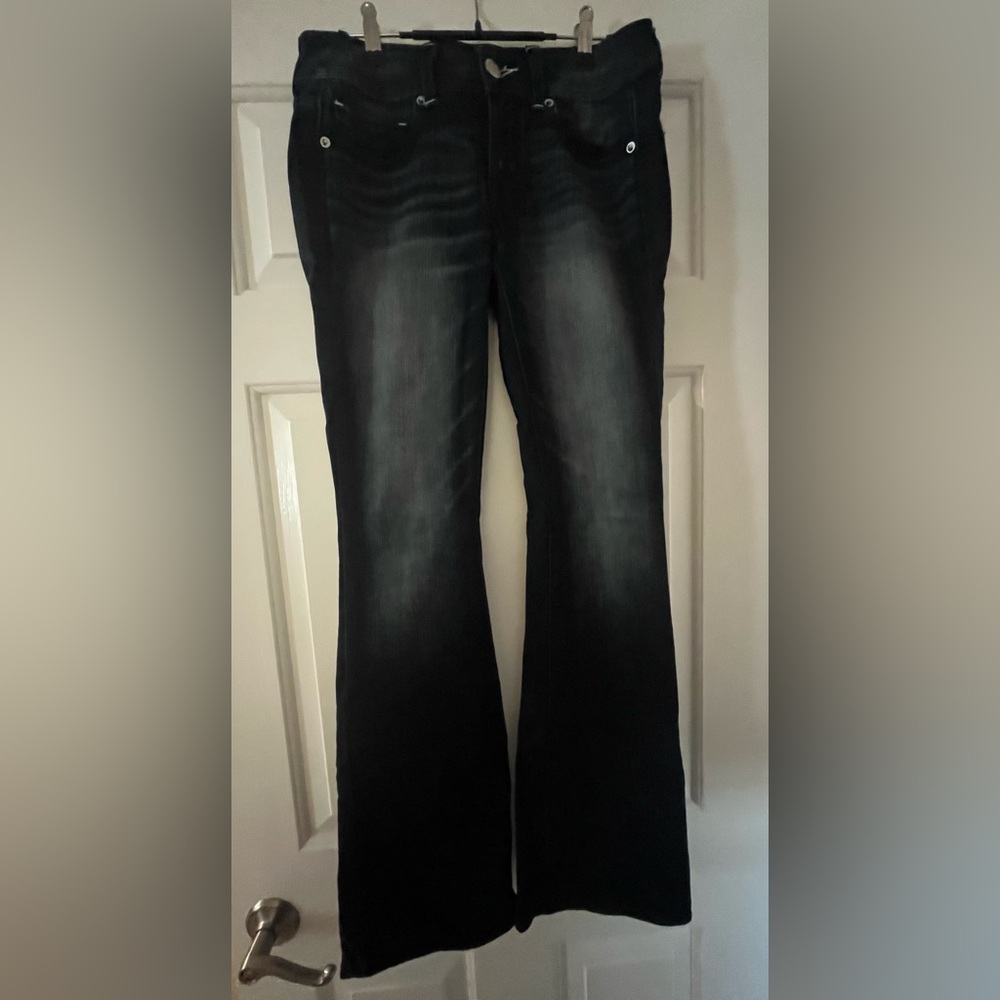 Women's AE Deep Blue Kick Boot Jeans